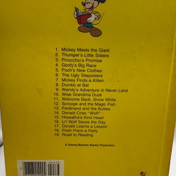 Vintage Mickey Meets the Giant Walt Disney Fun-To-Read Library Volume 1 - 1986 - Picture 3 of 5